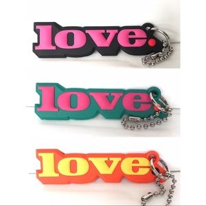 Marc Jacobs Love Silicone Bag Charm Yellow Tag Only!